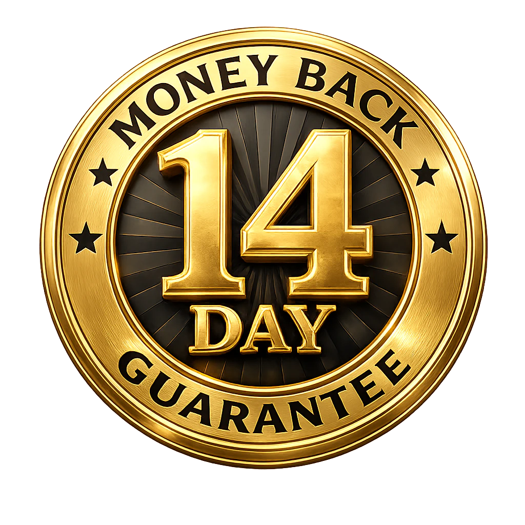 14-Day Money-Back Guarantee badge