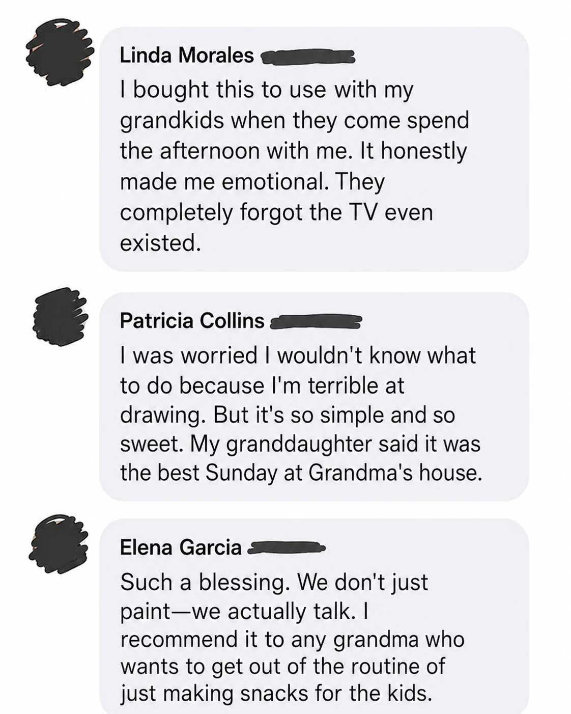 Customer feedback messages, collection 3